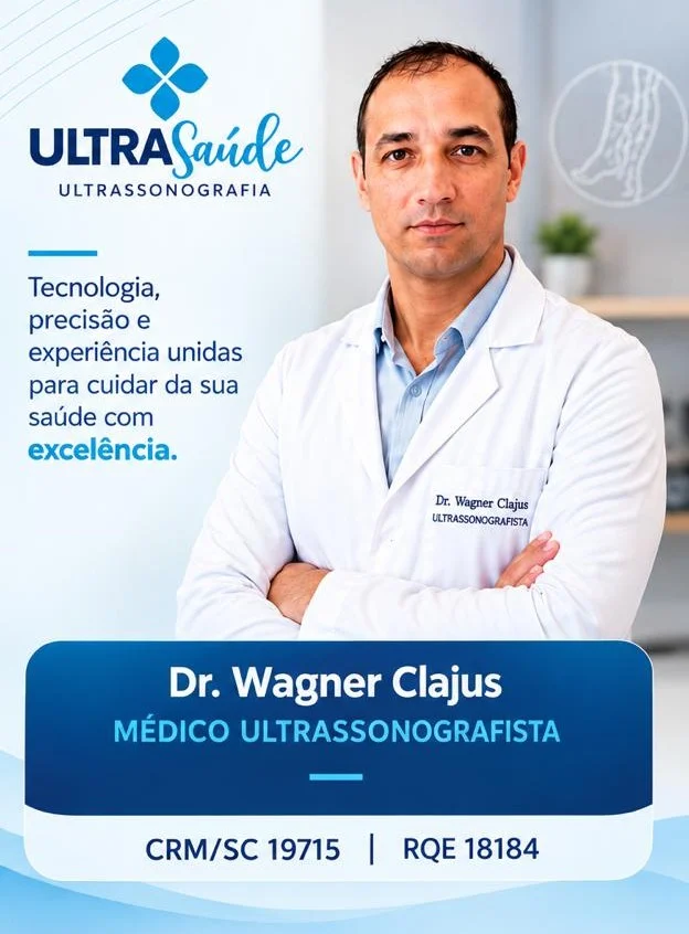 Dr. Wagner Clajus, médico ultrassonografista da Ultra Saúde